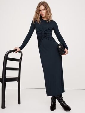 banana republic cruz linen maxi shirt dress Banana Republic Cruz Linen Maxi Shirtdress - New Washed Stone